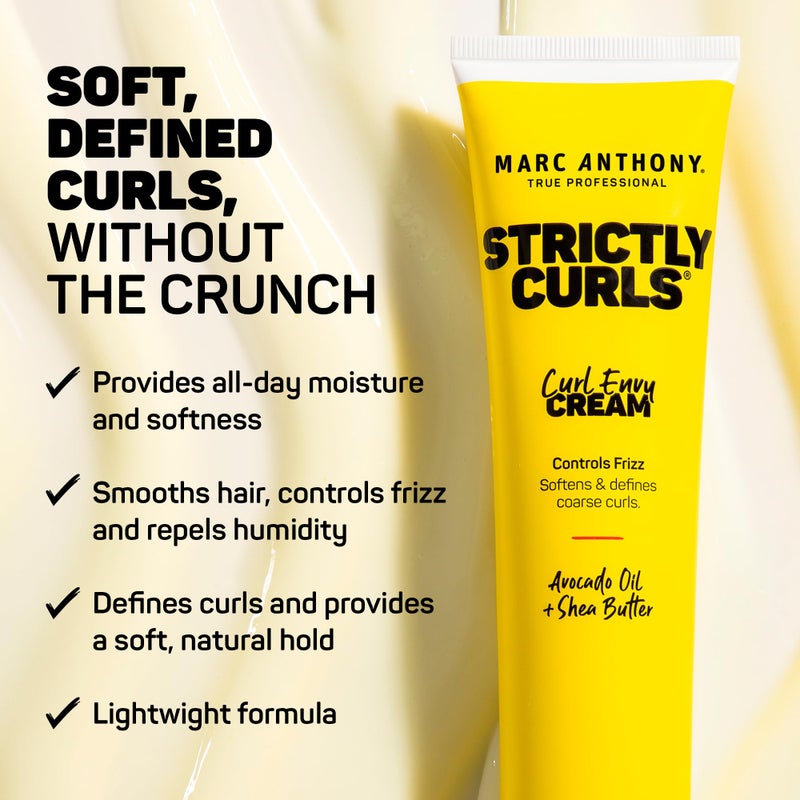 Marc Anthony Curl Cream with Shea Butter & Oils Defines & Softens Curly & Wavy Hair, Set of 2 - Image 2