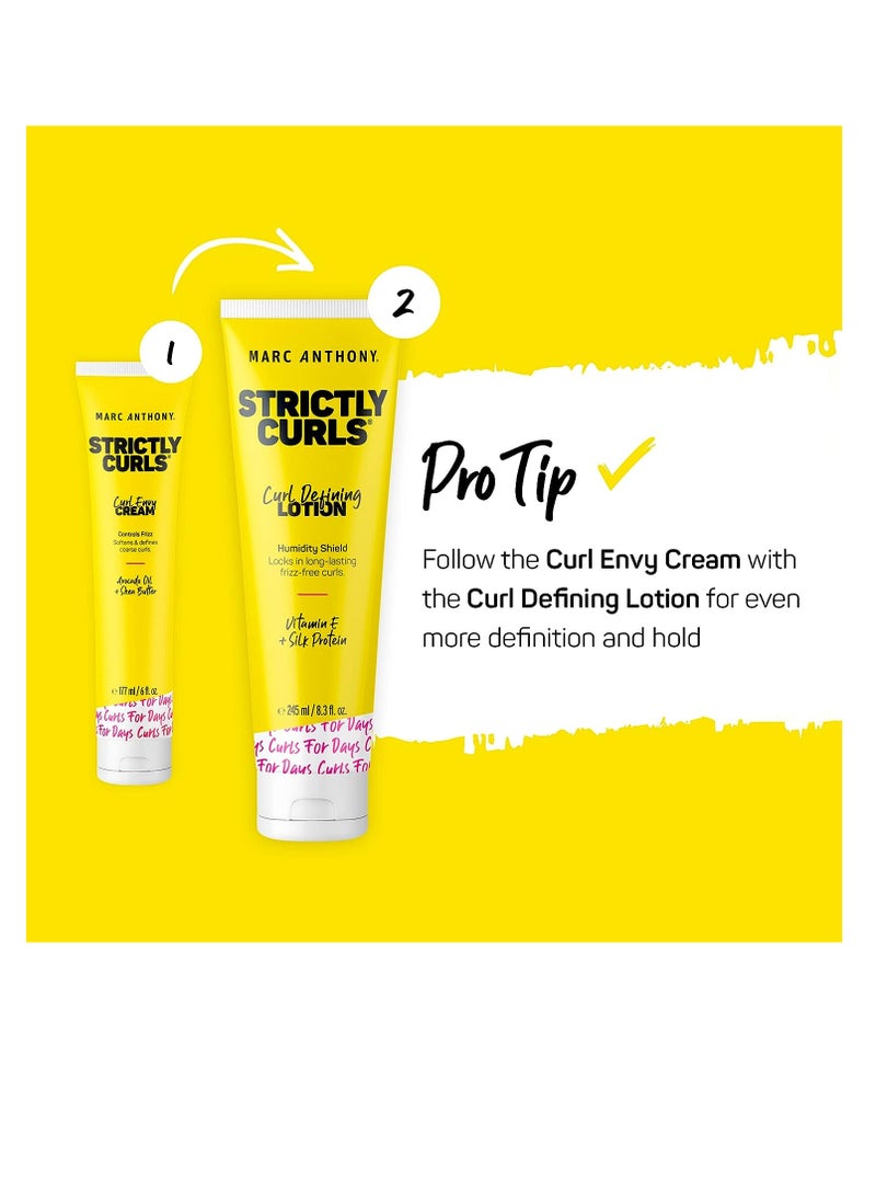 Marc Anthony curl cream with shea butter & oils defines & softens curly & wavy hair 6 fl oz pack of 2