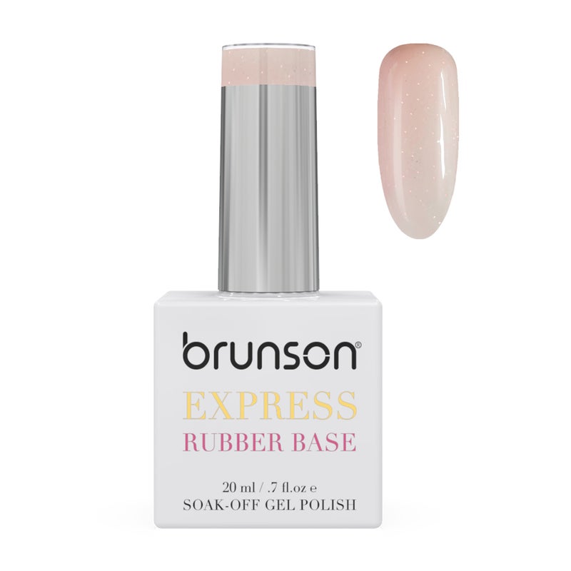 brunson TPO free Rubber Base Gel polish 20ml Soak Off Base Coat for Nail Strengthening Long Lasting Gel Polish Base for Chip Free Shine Brittle Nails UV Rubber base Russian manicure Non Yellowing salon manicure - Image 1