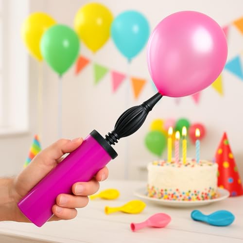 Just Party Hand Held Manual Pump, Assorted Colours - Pack of 1 - Image 2