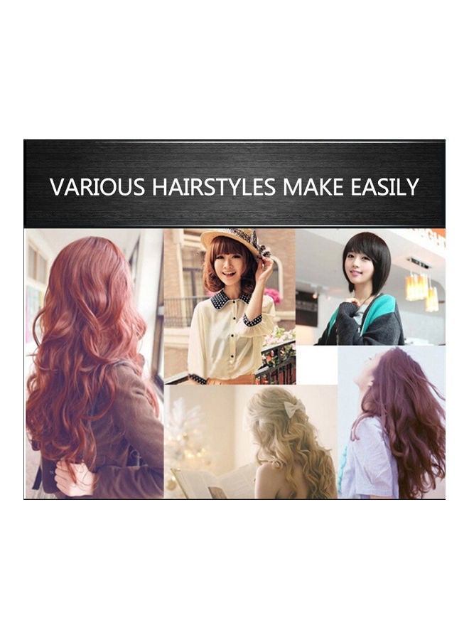 NIBEMINENT New Style Multifunctional Automatic Ceramic Curler Pink - Image 5