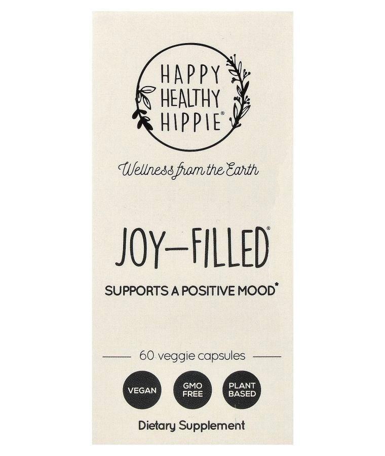 HAPPY HEALTHY HIPPIE Joy-Filled® Supports a Positive Mood 60 Veggie Capsules