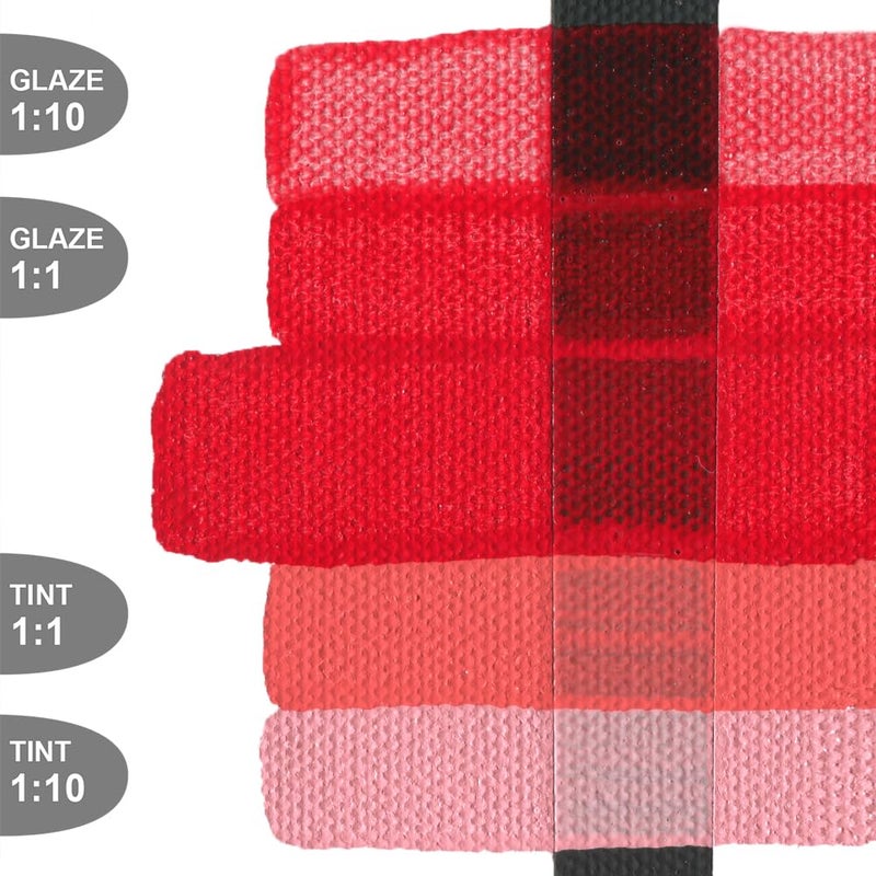 Golden Fluid Acrylics - Pyrrole Red - 1 oz Bottle - Image 2