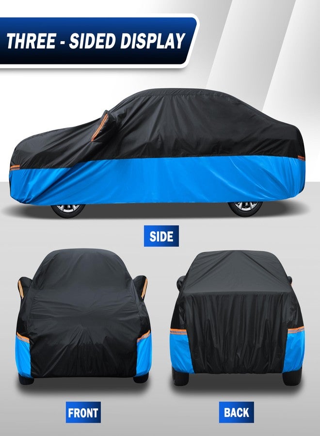 FSGRICH Car Cover Waterproof All Weather Outdoor Windproof Dustproof UV Protection Fit SUV - Image 3