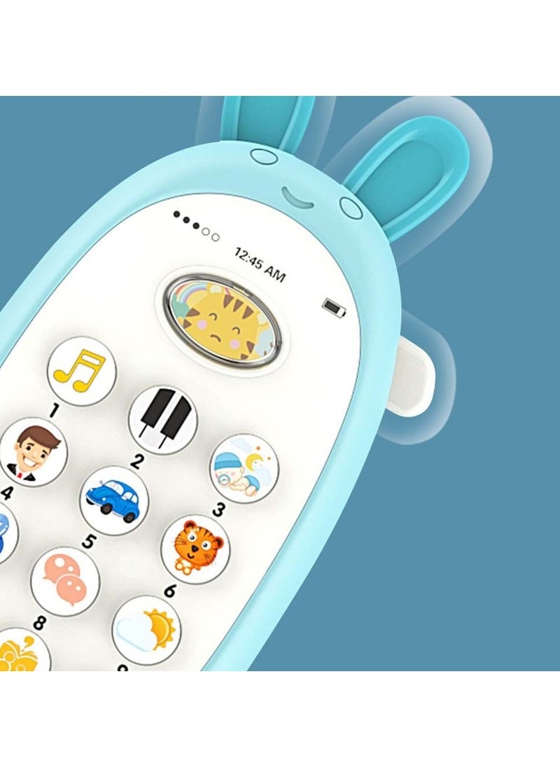 Ibi-Irn - Multifunctional Musical Phone Toy - Blue - Image 1