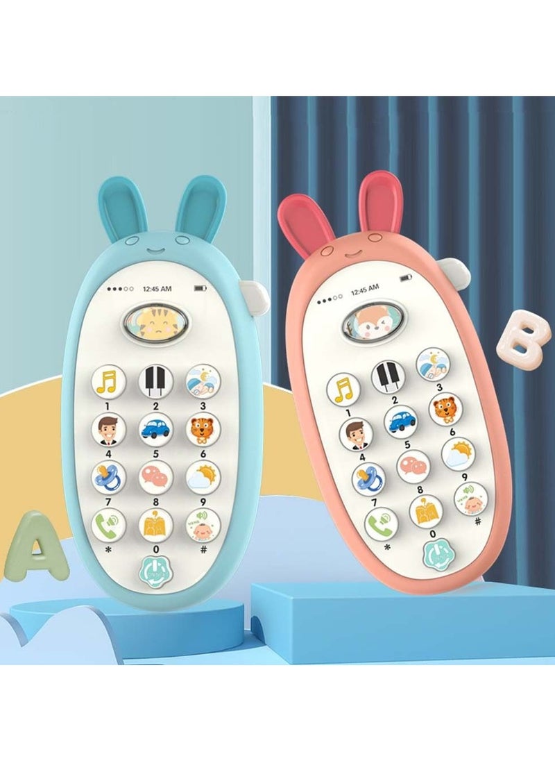 Ibi-Irn - Multifunctional Musical Phone Toy - Blue - Image 1