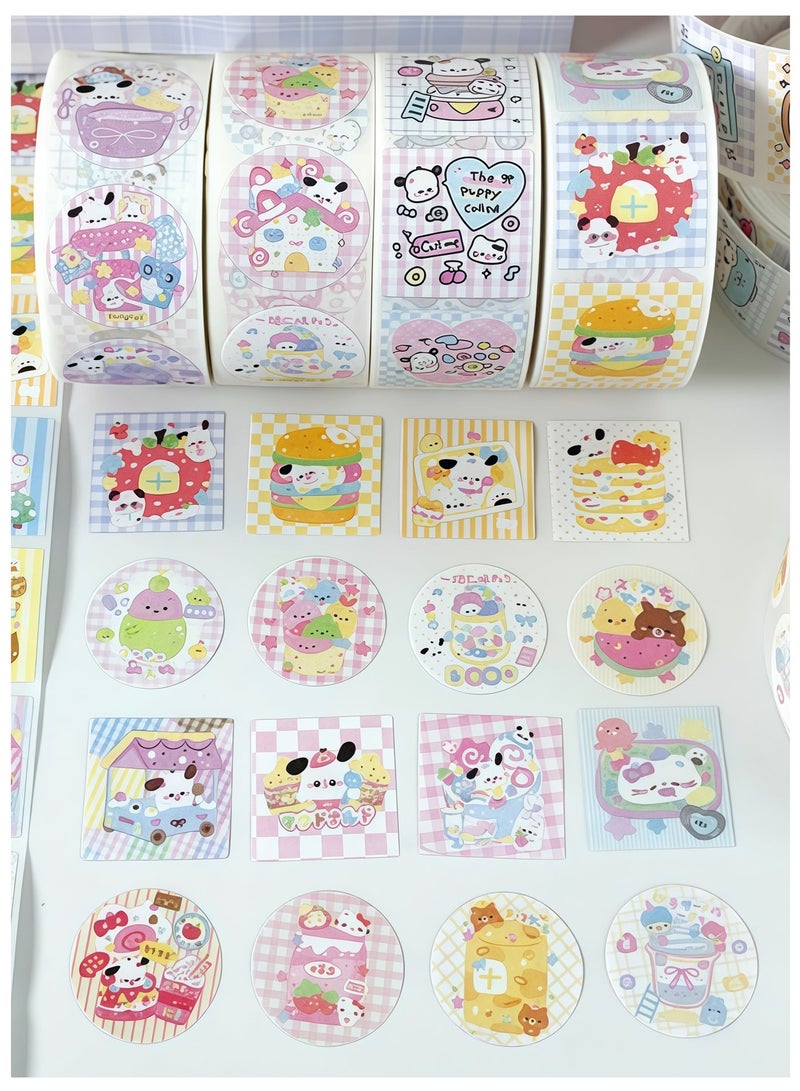 اعاره ملصقات مكافأة 1200 قطعة ، ملصقات مكافأة المعلم ملصقات مدرسية 4 ملصقات تحفيزية لفة في تصميمات متعددة للأطفال الطلاب المعلمين الفصول الدراسية - Image 1