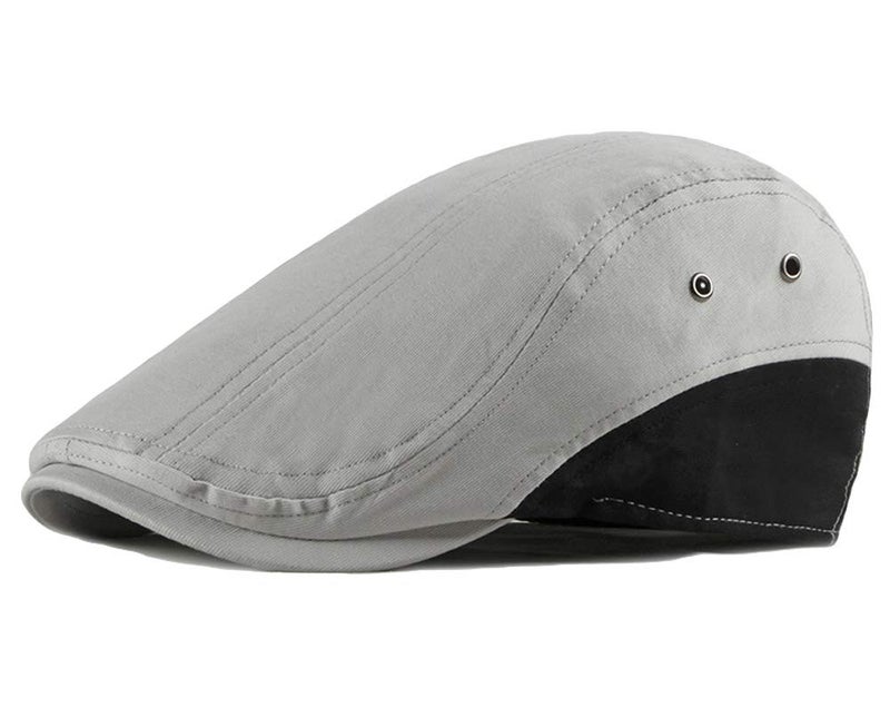 Qunson 2 Pack Men's Cotton Flat Cap Ivy Gatsby Newsboy Hat - Image 3