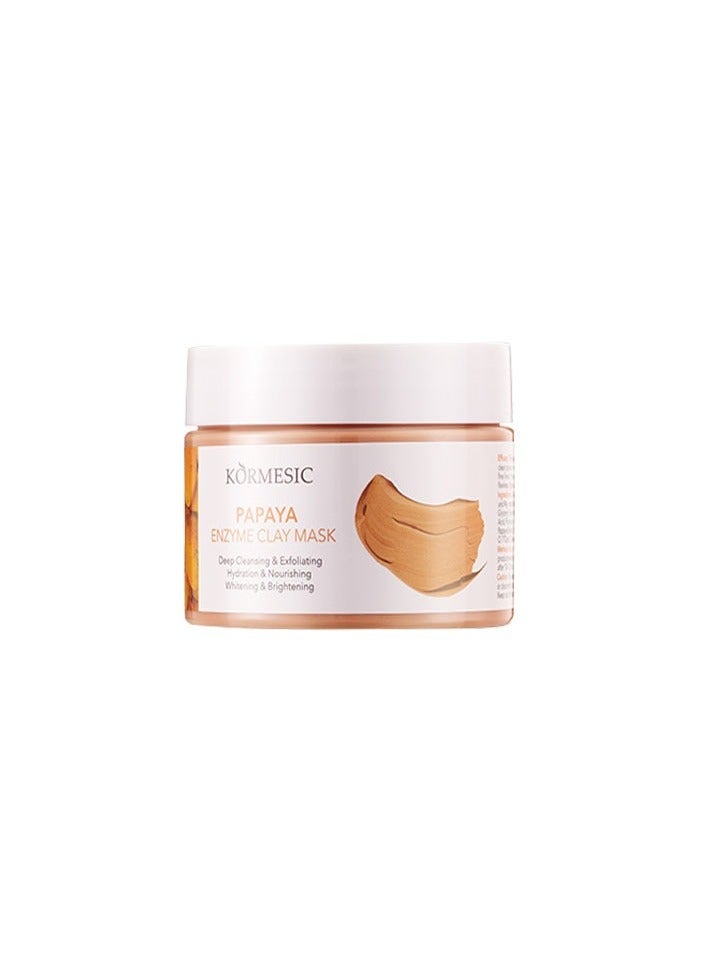 Kormesic Papaya Clay Mask 120g - Exfoliating & Brightening - Image 1