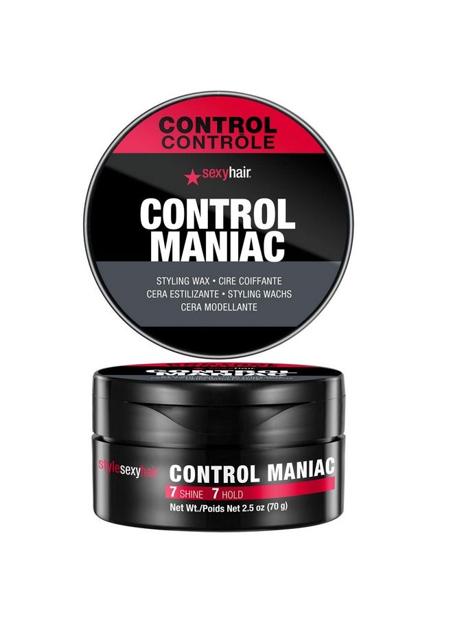 Sexy Hair SexyHair Style Control Maniac Styling Wax, 2.5 Oz | Provides Definition | Long Lasting Shapes and Styles | Adds Shine  - Image 1
