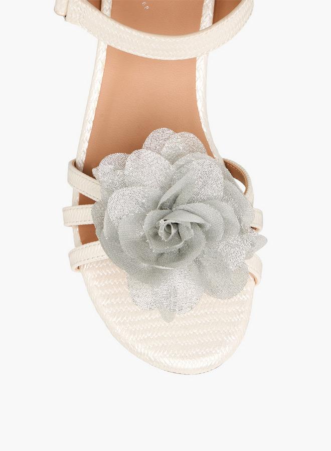 Celeste Girls Block Heel Ankle Strap Sandals - Image 4