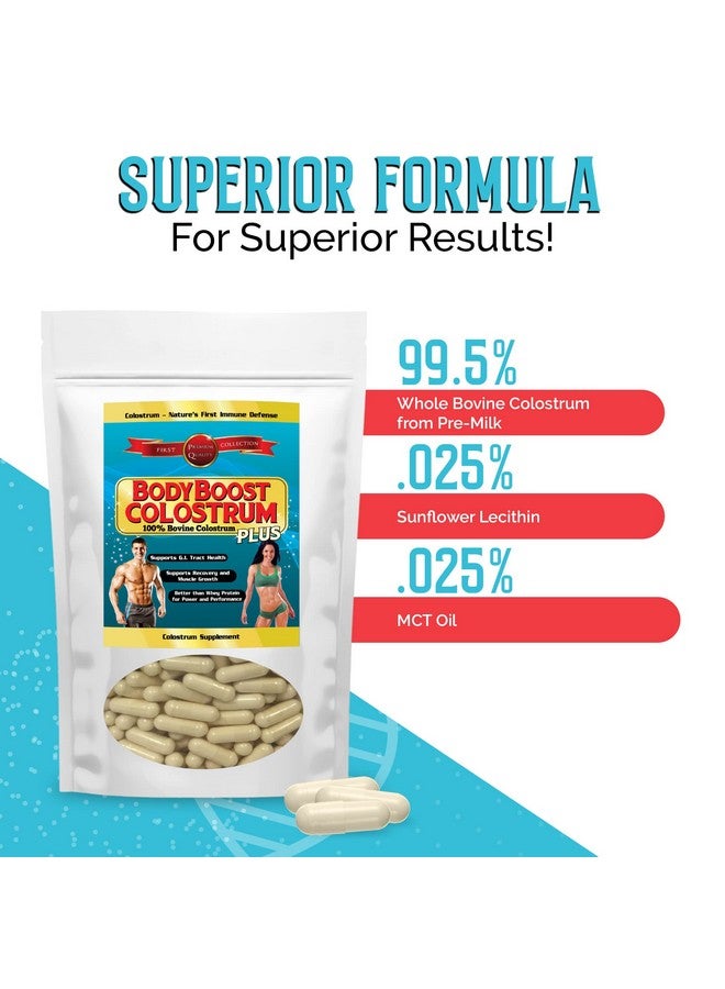 BodyBoost Colostrum Capsules (240) - Immune Booster Supplement with Immunoglobulin & Lactoferrin, Grass-fed Bovine Colostrum Capsule, 100% Bovine Colostrum, Super Food for Gut Health,Diverse Intake - Image 4