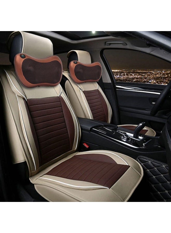 كيمايا جهاز تدليك شياتسو للرقبة والظهر مزود بثماني أسطوانات مع حرارة - وسادة تدليك عميقة للسيارة والمنزل، مع استرخاء العضلات ومحول تيار متردد وشاحن سيارة - Image 3