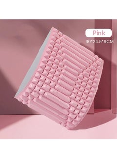 AROAQ Back Stretcher, Lower Back Pain Relief Treatment Stretcher, Multi-level Adjustable Back Cracker Lumbar Spine Deck Board, Portable And Compact Spine Board For Lower Back Pain Relief, (Pink)  - Image 1