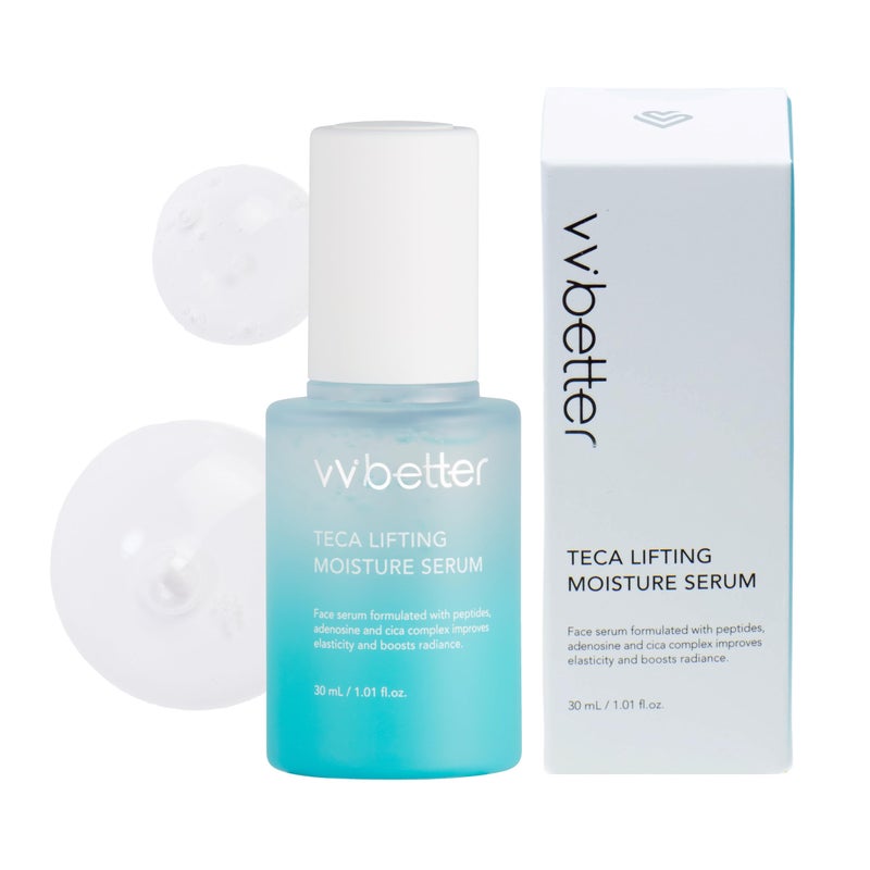 VVBETTER VVBETTER Centella Asiatica Lifting Serum for Face with Peptides Niacinamide and Hyaluronic Acid Hydrating  Brightening Korean Skincare Glow  Plump Effect for Sensitive Skin 101 fl Oz 