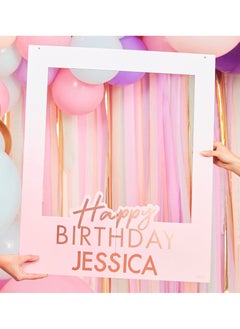 Ginger Ray Ginger Ray Rose Gold Birthday Polaroid Frame - Fun and Stylish Polaroid Photo Frame for Birthdays  - Image 2