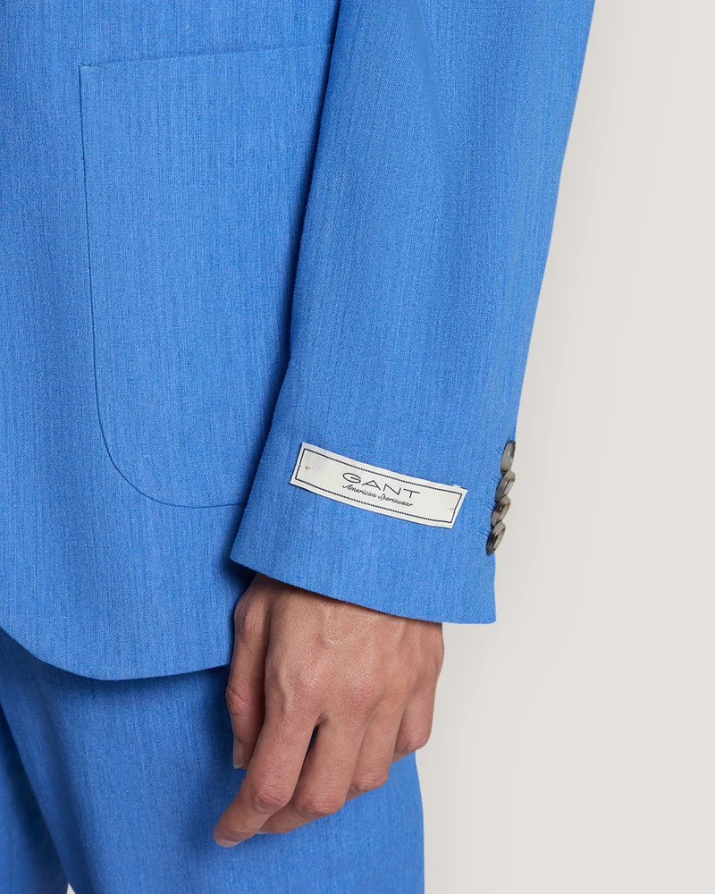 GANT Gant Slim Fit Cotton Linen Suit Jacket