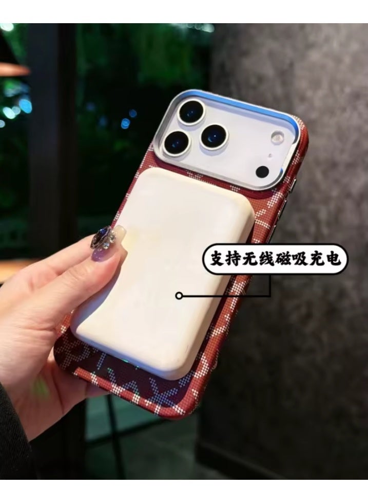 New Luxury Fiber Texture Slim Matte PC iPhone 17 Pro Max case Shockproof Phone Cover - Image 3