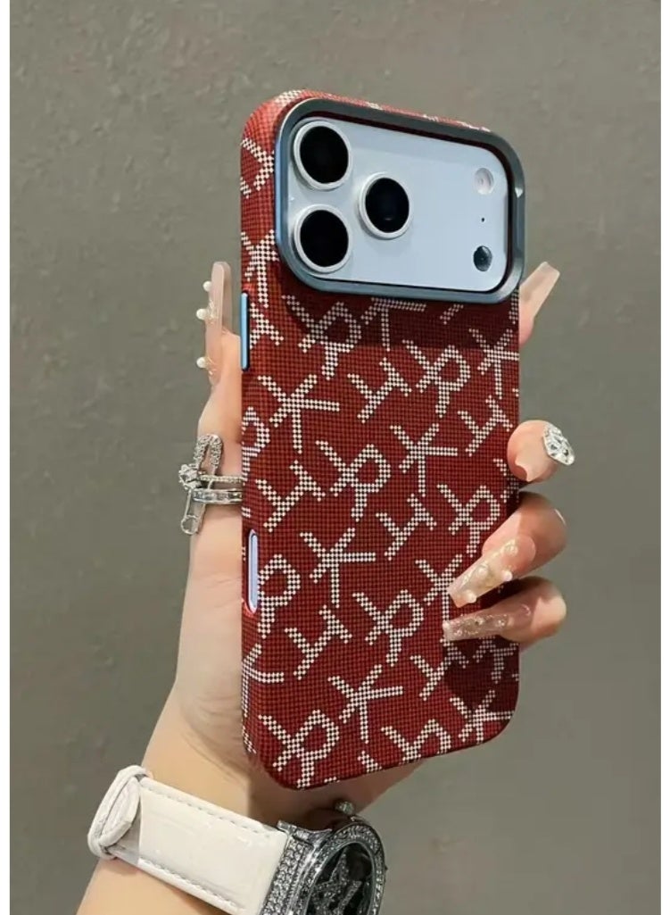 New Luxury Fiber Texture Slim Matte PC iPhone 17 Pro Max case Shockproof Phone Cover - Image 4