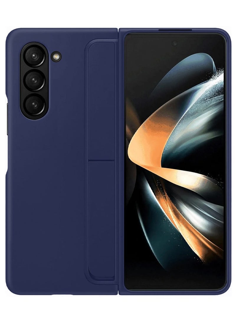 CATANES Samsung Galaxy Z Fold 5 Case with Pen Holder S-Pen included Hard Ultra Protective and Anti Shock Case Cover Blue - Image 2