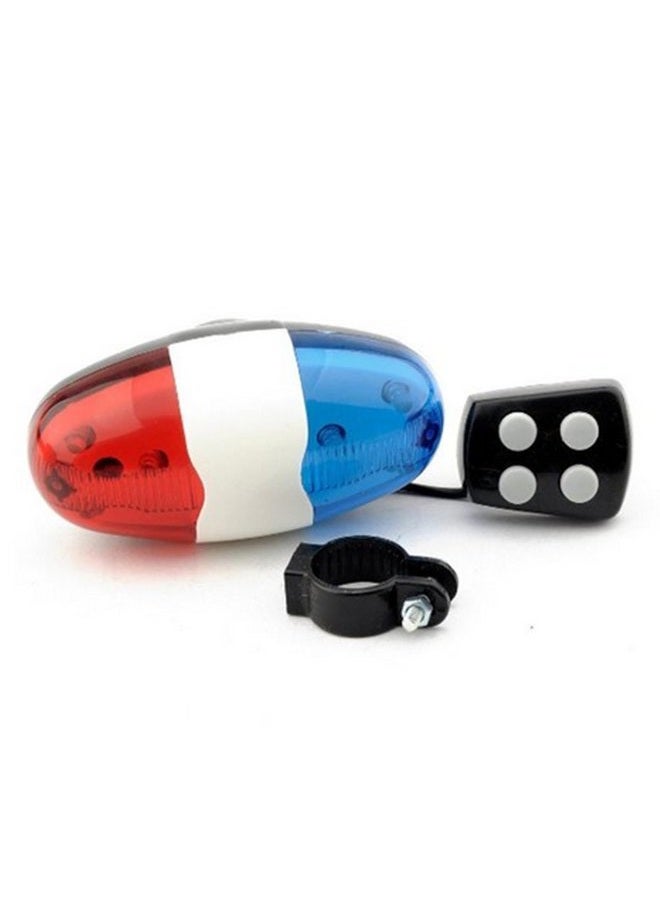 Optimal Shop 6 Bike Bicycle Police LED Light + 4 Loud Siren Sound Trumpet Cycling Horn Bell - Image 2