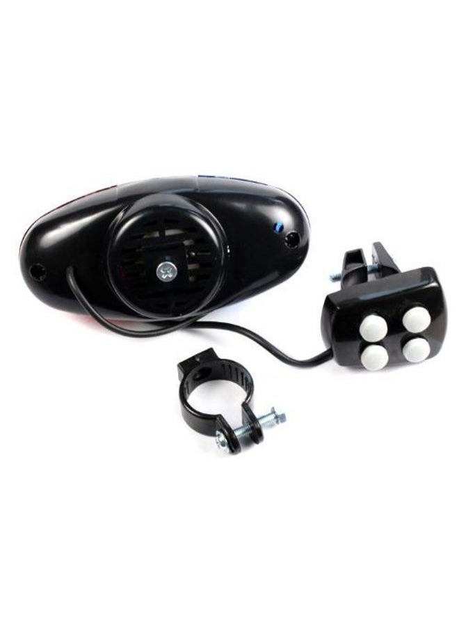 Optimal Shop 6 Bike Bicycle Police LED Light + 4 Loud Siren Sound Trumpet Cycling Horn Bell - Image 3