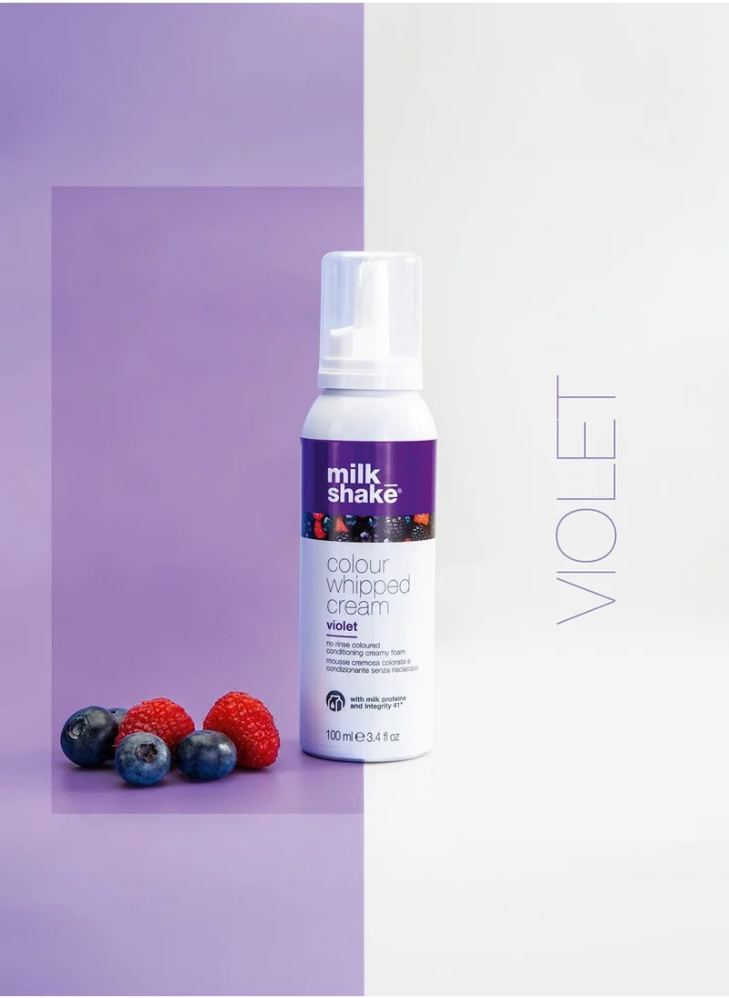 ميلك شيك milk_shake colour whipped cream violet 100ml