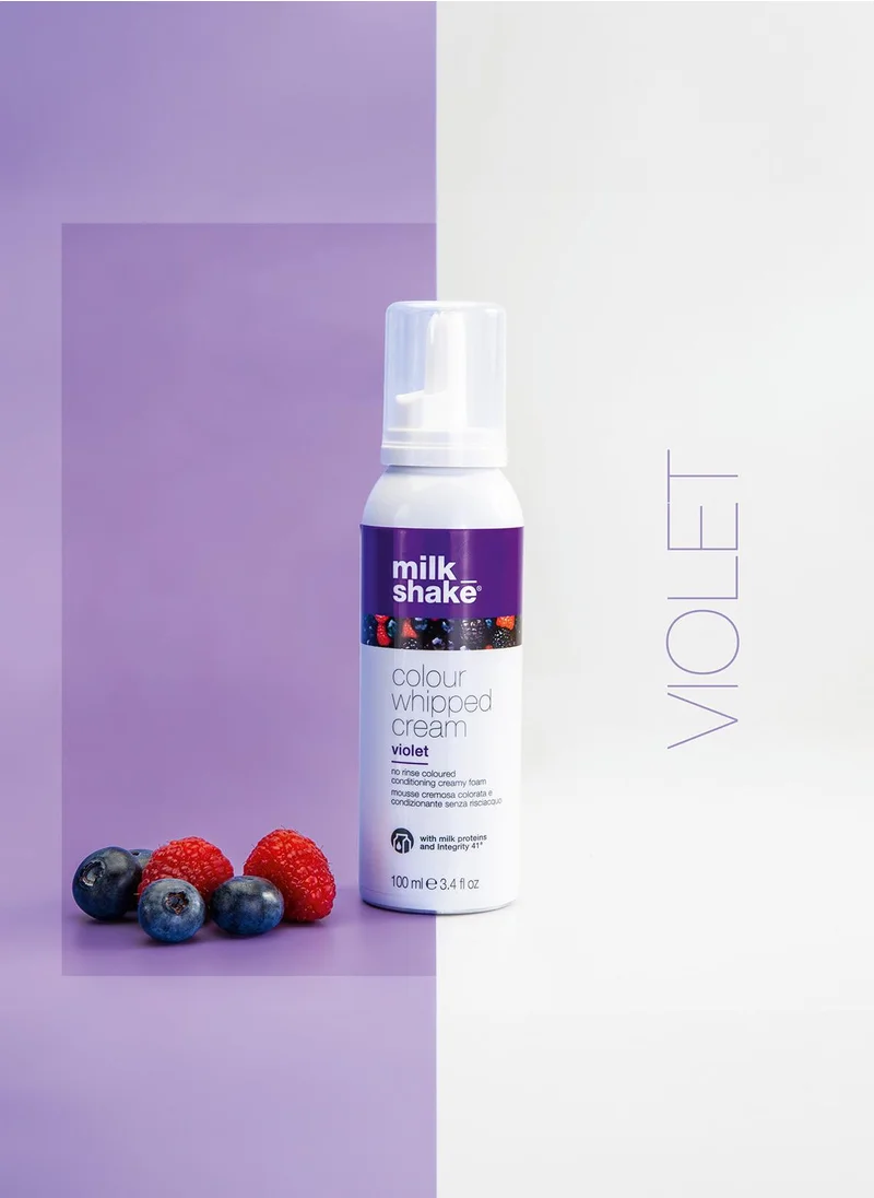 ميلك شيك milk_shake colour whipped cream violet 100ml