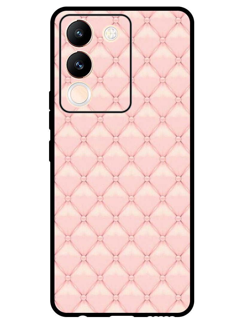 Theodor Protective Case Anti Scratch Shock Proof Bumper Cover For Vivo Y200 Pink Tuffed - Image 1