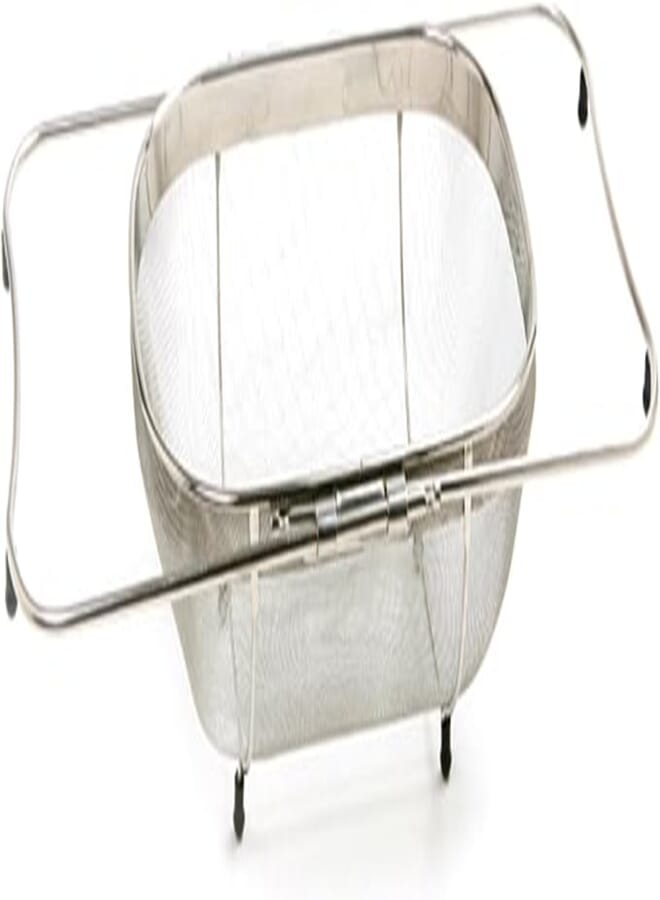 Norpro Expanding Over the Sink Colander with Base Frame, 3.5in/34cm x 9in/23cm 22in/55cm, As Shown