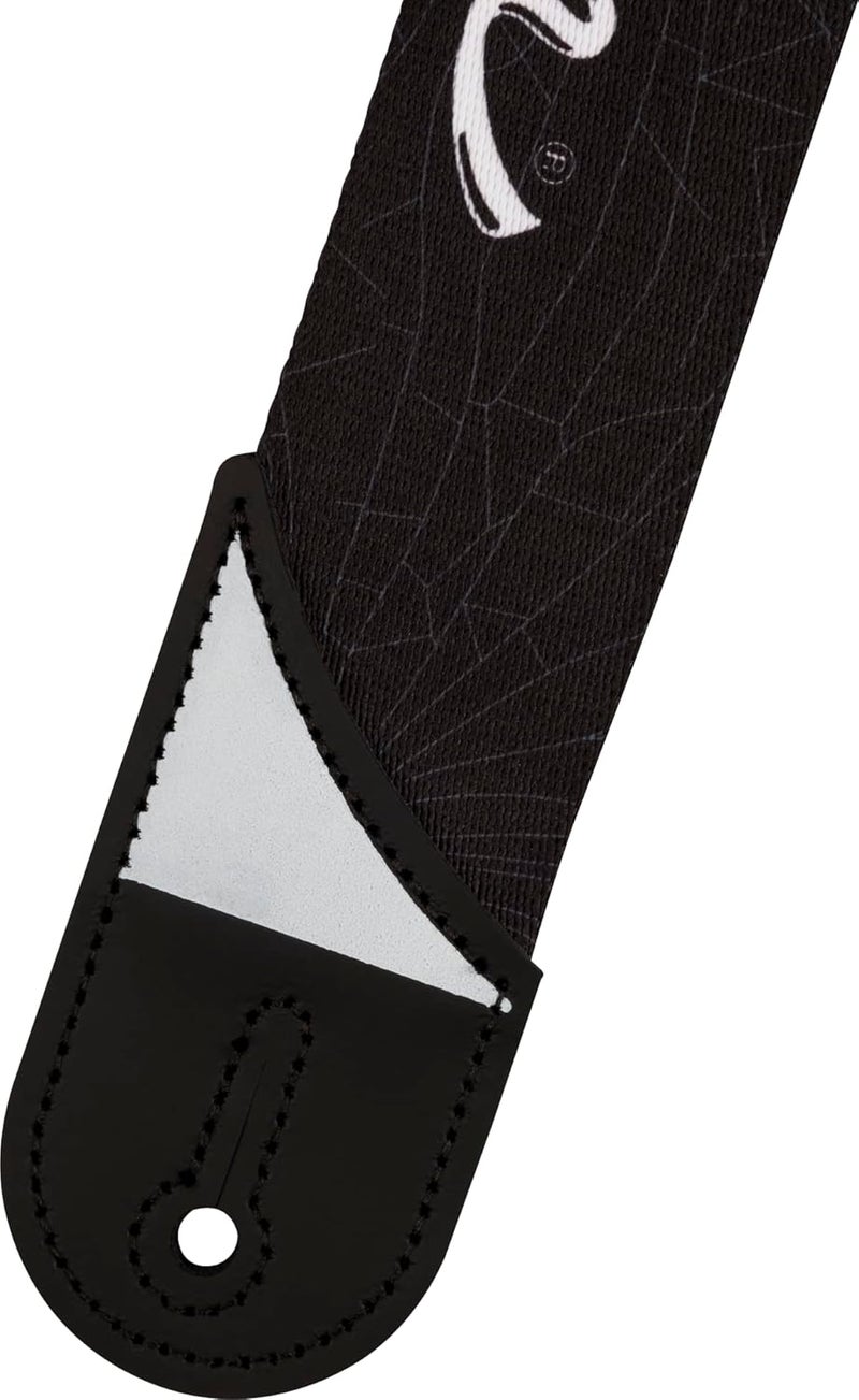 Jackson Jackson White Logo Strap Guitar Accessories Black 2in - Image 2