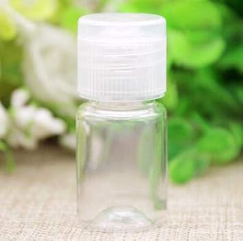 UPSTORE 24 Pcs 017oz5ml Clear Plastic Empty Bottles Refillable Travel Containers with Flip Cap Toiletry Bottles Cosmetic Sample Bottles for Shampoo Body Wash Lotion Cream Toner Essential Oil - Image 2