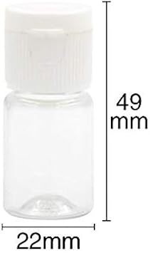 UPSTORE 24 Pcs 017oz5ml Clear Plastic Empty Bottles Refillable Travel Containers with Flip Cap Toiletry Bottles Cosmetic Sample Bottles for Shampoo Body Wash Lotion Cream Toner Essential Oil - Image 4
