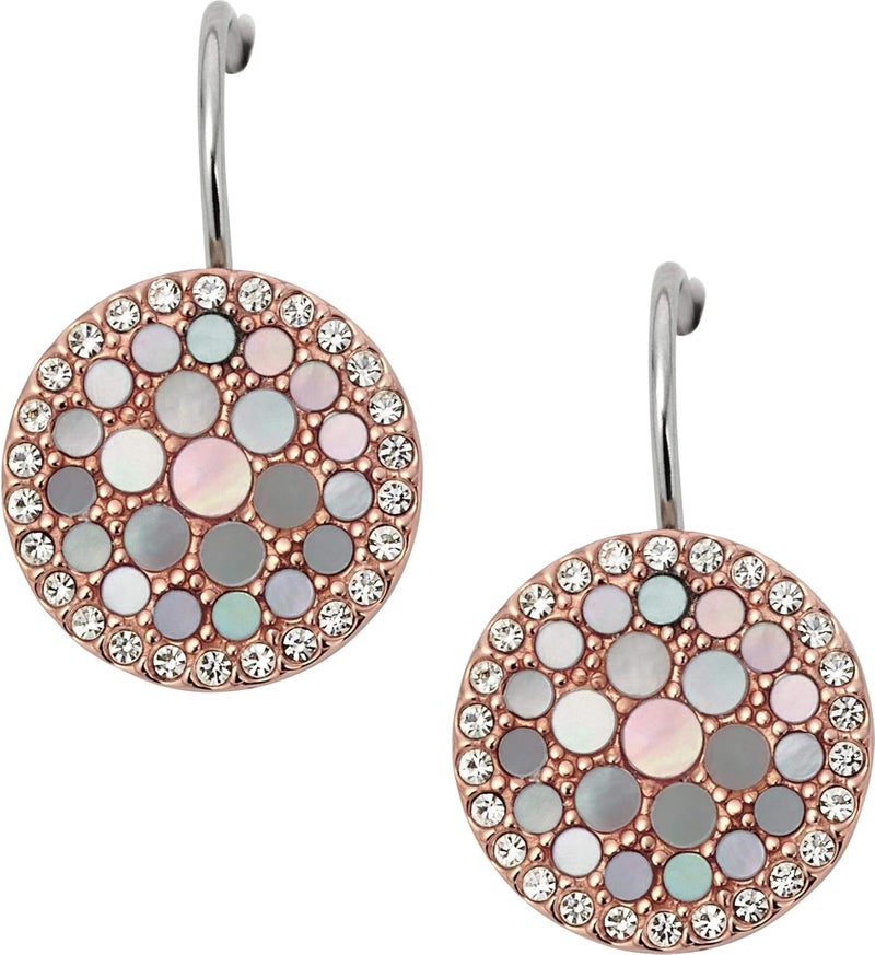 فوسيل قرط فوسيل نسائي وردي، ذهبي وردي، Jf01737791