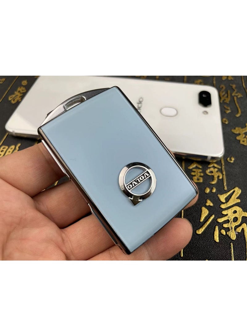 Volvo Genuine leather car key protective case suitable for Volvo xc40xc60xc90s60s90 car key shell case - Image 3