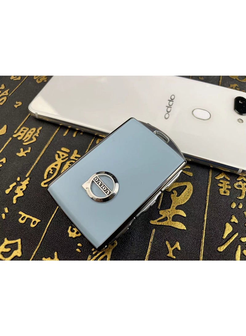 Volvo Genuine leather car key protective case suitable for Volvo xc40xc60xc90s60s90 car key shell case - Image 2