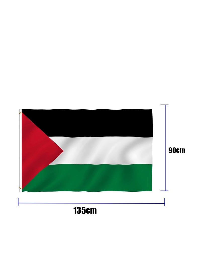 Generic - The national flag of the state of Palestine in large size 150 ×90 cm - Image 1
