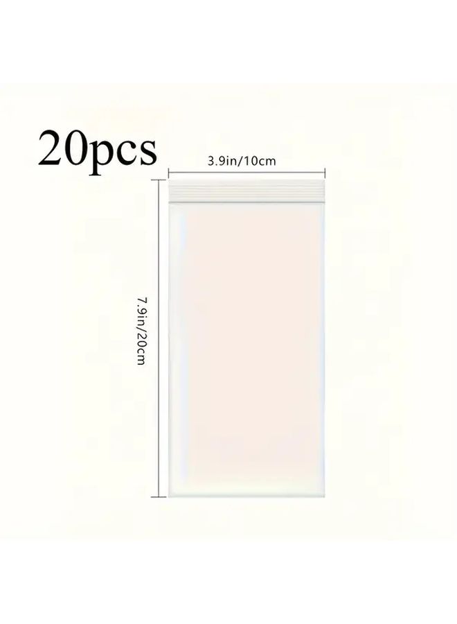 20pcs Thickened Clear PVC Phone Case Protector Bags 10cm x 20cm Dustproof - Image 1