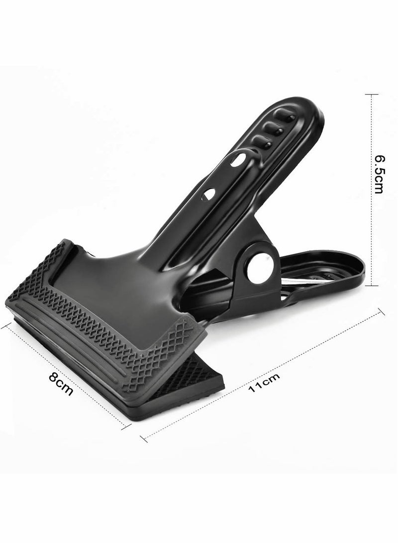Backdrop clips, 6 Pack Spring Clamps Heavy Duty Photography Background Clips with Protective rubber, large backdrop clamps for backdrop stand, Photo Studio,Adjustable Background Stand - Image 3