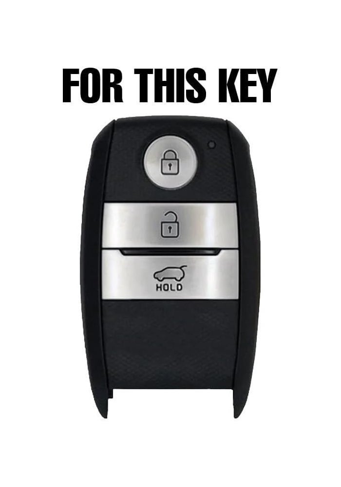 QASULER 3 Buttons Silicone Key Case Cover for Kia - Image 2