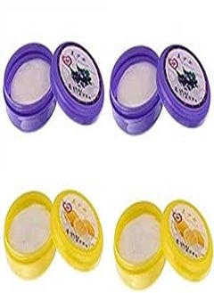 Generic وسادات إزالة طلاء الأظافر - التوت الأزرق والليمون، مجموعة من قطعتين لكل منهما 