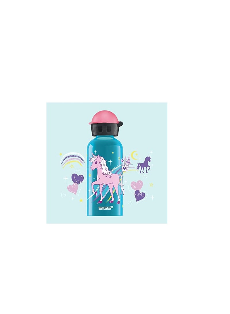 Sigg Kids Water Bottle, Aluminium, Bella Unicorn - 0.4L - Image 2
