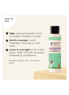 PILGRIM Spanish Rosemary And Biotin Hair Growth Oil to Control Hair Fall And Strengthens Hair 100ml  - Image 5