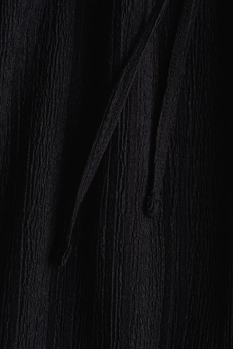 H&M Crinkled paper bag trousers