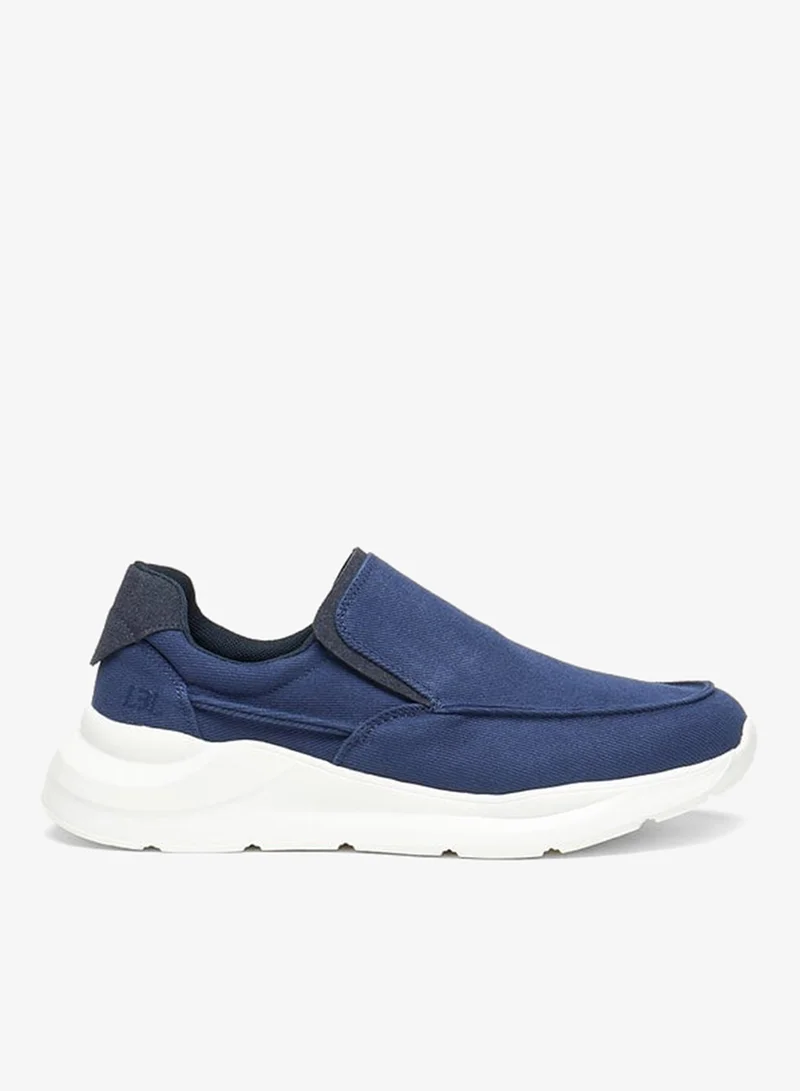 Textured Low Ankle Slip-On Sneakers