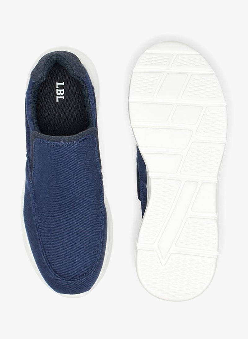LBL by Shoexpress Textured Low Ankle Slip-On Sneakers - Image 4