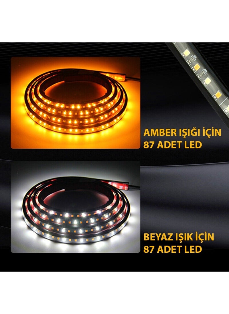 Techmaster Pick Up Off Road Caravan SUV Side Step LED Drl Signal 180CM  - Image 2