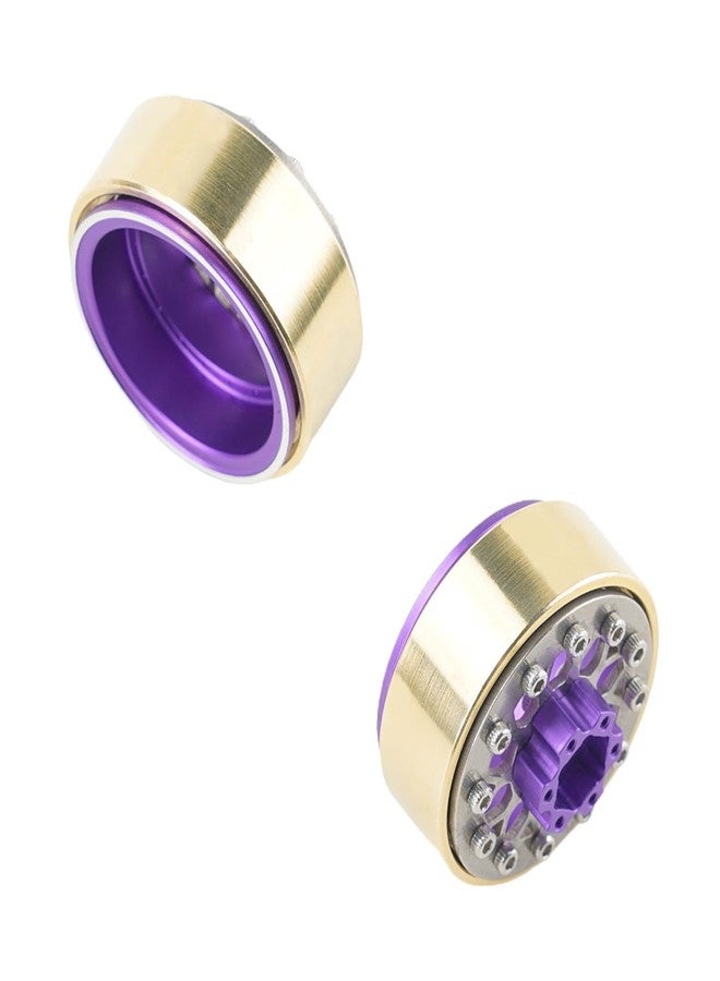 TCRC 4PCS Brass Internal Beadlock Ring Clamp Ring 68g Fit Narrow RC 1.0inch Wheel Hubs - Image 3