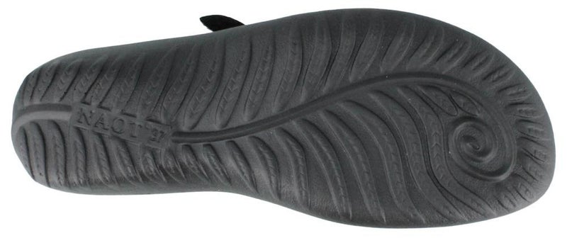 NAOT Women's Kirei Mary Jane Flat,Black Madras Leather/Black Suede/Black Patent Leather,36 EU/4.5-5 M US - Image 5