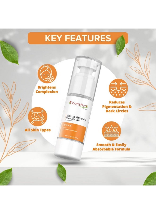 Cherisher APSARA Vitamin C Serum 30ML - Hydrating, Paraben & Sulphate-Free Face Serum for Glowing Skin, Anti-Aging, Acne Control & Even Skin Tone | Gentle Formula for All Skin Types, Women - Image 3